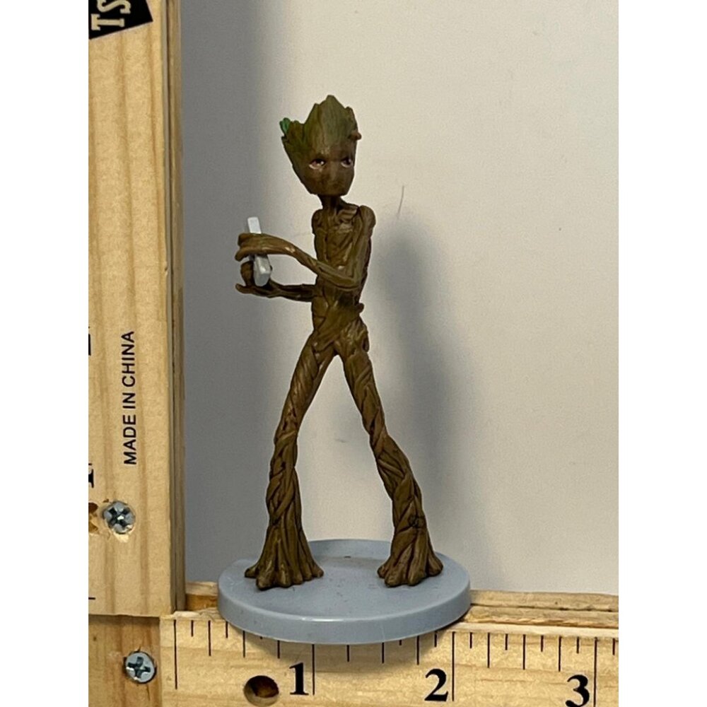 Baby Groot Figure Collectible Holding Object from Guardians of the Galaxy